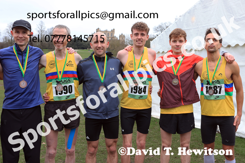 Senior Mens 2026 UK CAU Inter Counties Cross Country, Wollaton Park, Nottingham. Photo: David T. Hewitson/Sports for All Pics